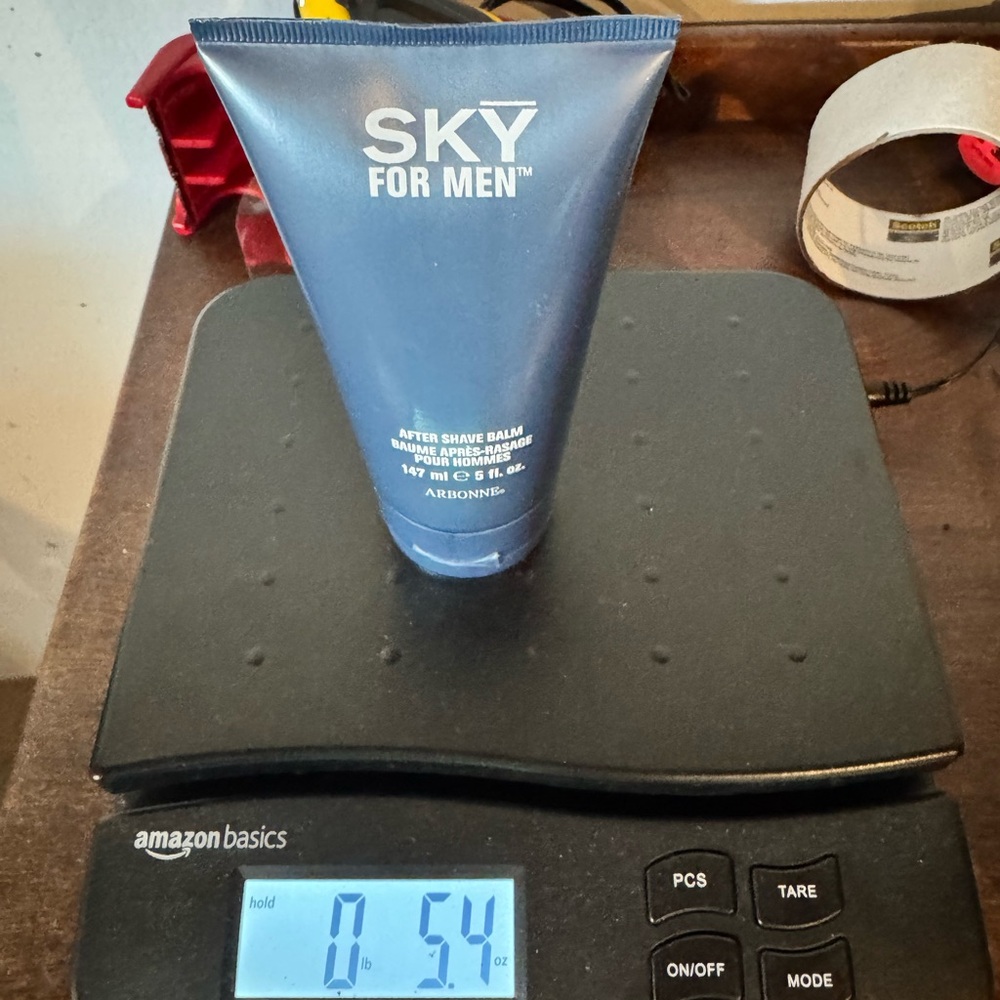Arbonne Sky for Men After Shave Balm 5oz Mostly Full Cucumber Spearmint Soothe - Picture 7 of 7